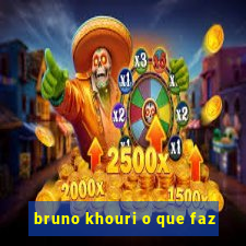 bruno khouri o que faz